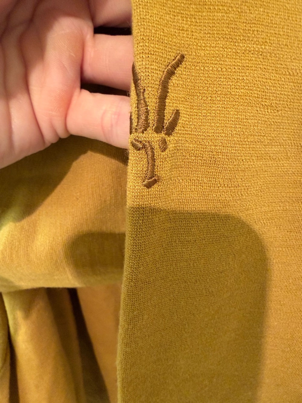 ibex Men's Zip-Up Sweater Jacket - Mustard Yellow - Picture 8 of 8